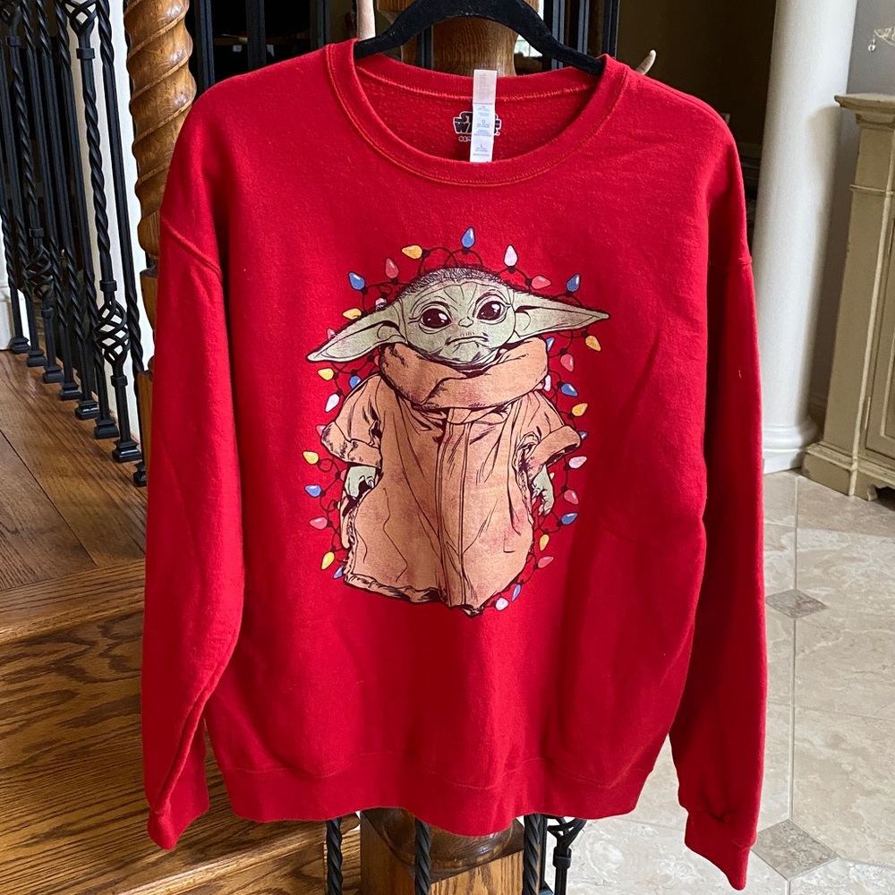 YODA STAR WARS THE CHILD Holiday Sweatshirt